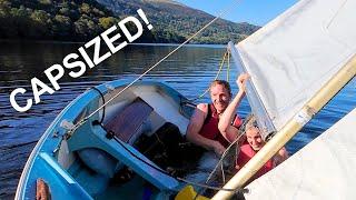 SAILING Thrills: Lake District, Ullswater - Capsize, BEACH LANDINGS, and Close Calls! Part 3 Ep 15