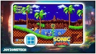 Sonic Mania Plus Edition Gameplay on Winlator. [2023]