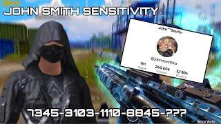 PUBG Mobile John Smith Sensitivity | 260k followers on TikTok ️