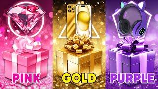 Choose Your Gift!  PINK, GOLD or PURPLE | Daily Quiz