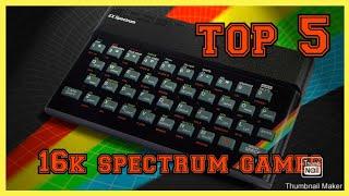 TOP 5 ZX SPECTRUM 16K GAMES...DID YOUR FAVOURITE MAKE THE LIST? #top5 #zxspectrum #retrogaming