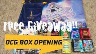 Free Yu-gi-oh! Giveaway & OCG Sleeves Box Opening With Yubel Hero Deck Box & Fancy Bag