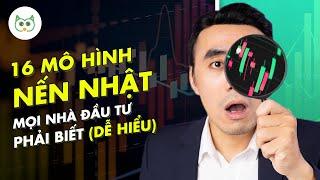 16 mô hình Nến nhật mọi Nhà đầu tư Phải Biết (Phân Tích Kỹ Thuật F0) | Cú Thông Thái