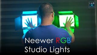 Neewer RGB Studio Lights Review + Mini Tutorial (Episode #145)