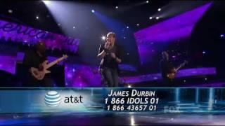 James Durbin - Don't Stop Believin' (1st Song) - Top 4 - American Idol 2011 - 05/11/11