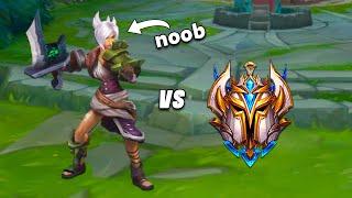 Noob Riven vs Challenger player