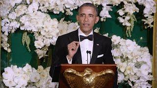 Barack Obama struggles to pronounce Mississauga during state dinner speech