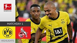 Borussia Dortmund - 1. FC Köln 1-0 | Highlights | Matchday 1 – Bundesliga 2023/24