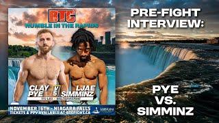 Undefeated Fighters Faceoff in Niagara: Pye vs. Simminz Preview