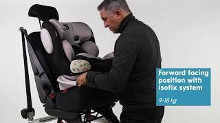 SEATY car seat group 0/1/2/3 (0-36kg) - installation