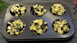 You will definitely be surprised! Eggplant Muffins with Cheese - Dinner Idea