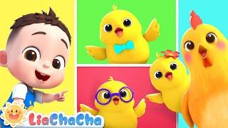 Colorful Little Chicks Song | Color Song | Kids Songs & Nursery Rhymes | LiaChaCha