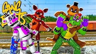 Gang Beasts - Freddy Show VS The Monty and Foxy Show