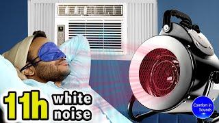 White noise, fall asleep instantly, AC unit,  heater noise for sleeping, studying, relaxing