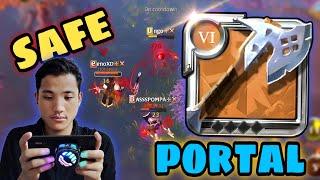 Albion online - SAFE portal open world black zone pvp | Mobile gameplay