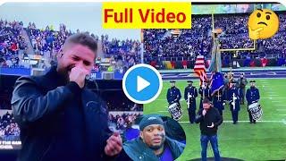 "Controversy Erupts:Jimmy Charles' National Anthem Performance Sparks Backlash at NFL Game 