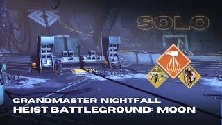 Solo Grandmaster Nightfall "Heist BG: Moon" with Tommy's Matchbook - Solar Titan - Destiny 2
