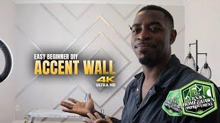 DIY Accent Wall (EASY + CHEAP) | CRXWN Home & Lawn Improvement #accentwall #howto #diy