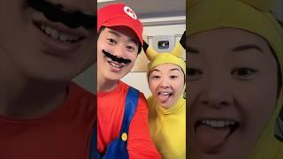 Pikachu and Mario Feed the Cutest Labrador ️ Part4 #shorts #asmr