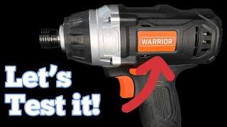 Can a $40 Impact Driver Kit be Good? Warrior 58523 from Harbor Freight