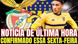 ESSA FOI DE ÚLTIMA HORA! CONFIRMOU ESSA SEXTA-FEIRA! NOTÍCIAS DO BENFICA! BENFICA