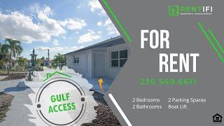 Beautiful Gulf-Access Waterfront 4-Plex for Rent in Cape Coral | Remodeled 2 Bed, 2 Bath Units