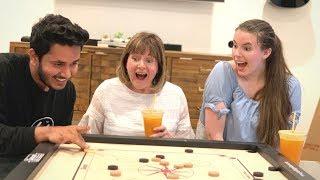 Americans Playing Carrom in USA!