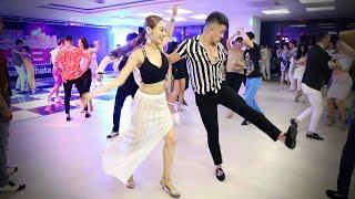 Willy윌리 & Shasha샤샤 (feat. Danya다냐) salsa살사 @ BSBF 20190901 Sun. Busan Salsa Bachata Festival, Korea