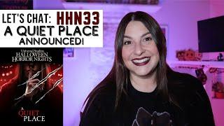 Let's Chat HHN33: A Quiet Place Announced, Plus NEW HHN Themed Bars & Hotel Lobbies!