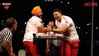 Sachin Goyal vs Karaj Virk | INDIA's best 80 KG Arm Wrestling Match-Up | Pro Panja League