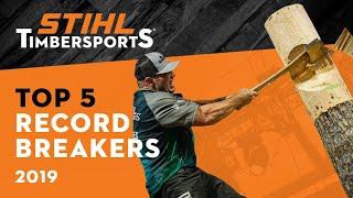 The Top-5 STIHL TIMBERSPORTS® Record-Breaking Performances