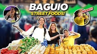 Trying Best STREET FOOD in BAGUIO For The First Time! 