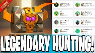 Hunting for Legendary Treasure on 11 Accounts! (Clash of Clans)