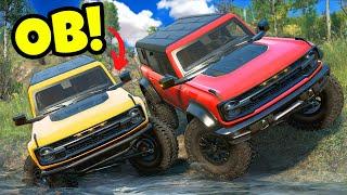 We Drove UPGRADED FORD BRONCOS & CRASHED THEM in Snowrunner Multiplayer Mods!