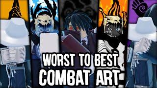 EVERY Combat Art RANKED From WORST To BEST | Shindo Life Combat Art Tier List