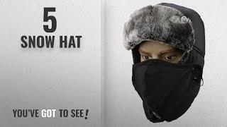 Top 10 Snow Hat [2018]: Warm Unisex Winter Trapper Trooper Hat, Mysuntown Unisex Classic Winter