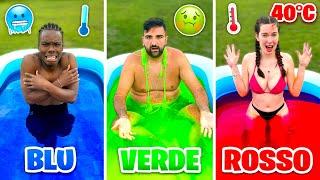 L'ULTIMO che esce dalla PISCINA colorata VINCE!! [VILLA ELITES]