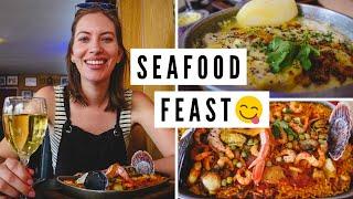 Mouth Watering ARGENTINE SEAFOOD Lunch! | Visiting PUERTO MADRYN, Argentina