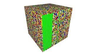 A.I. Solves a 55 x 55 x 55 Rubik's Cube