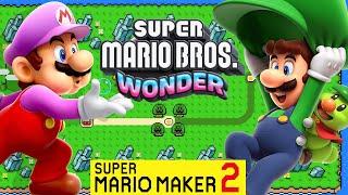 Super Mario Bros. Wonder Remade in Super Mario Maker 2