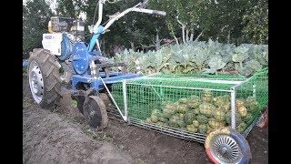 Уборка картофеля. Изготовление корзины к картофелекопалке своими руками.