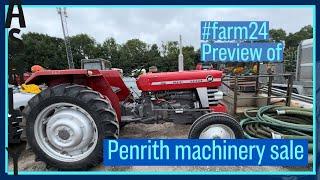 #farm24 @FarmersGuardian Penrith & District farmers mart machinery sale preview