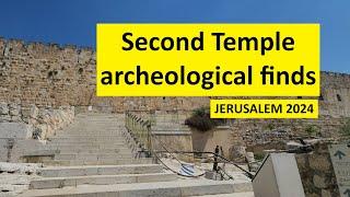 The latest discoveries in the western and southern walls of the Temple in Jerusalem Israel 2024