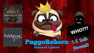 PuggoReborn 1500 Sub Reveal! Who is Puggo?? Channels Future!