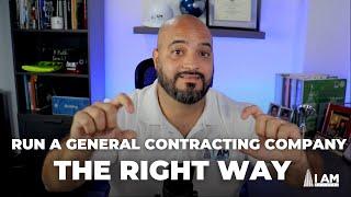 Running a Successful General Contractor Business