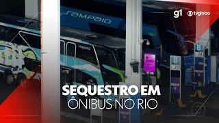 Sequestrador se entrega após 3 horas mantendo reféns em ônibus na Rodoviária do Rio #g1 #JN