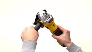 Углошлифовальная машина (болгарка) DeWALT DWE4357-QS, 1700 Вт с регулировкой оборотов