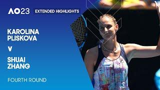 Karolina Pliskova v Shuai Zhang Extended Highlights | Australian Open 2023 Fourth Round