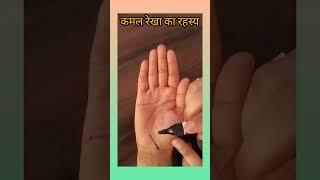 हस्त रेखा मे जाने कमल रेखा का रहस्य #astrologypost #astrolagy #astrologypredictions #astrolgy #short