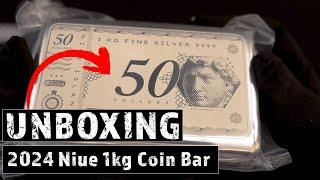 Unboxing 2024 Niue 1 Kilo Silver Coin Bar